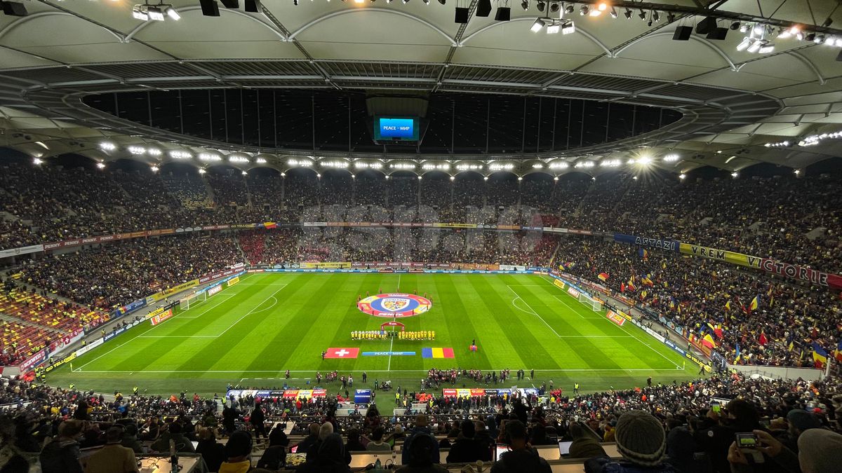 Andra a cântat imnul înainte de România - Elveția