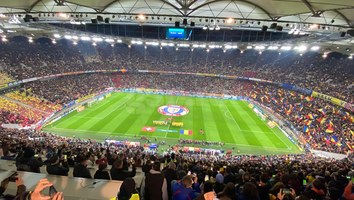 Andra a cântat imnul înainte de România - Elveția