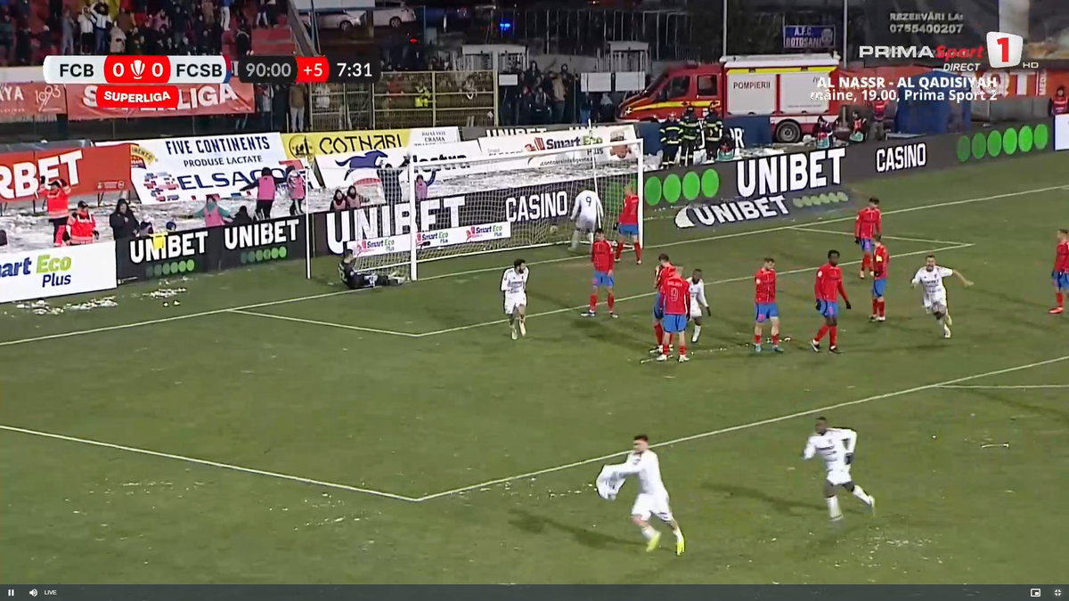 Gol fabulos în minutul 90+8! » FCSB, îngenuncheată cu o execuție rară