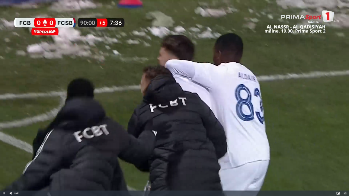 Gol fabulos în minutul 90+8! » FCSB, îngenuncheată cu o execuție rară
