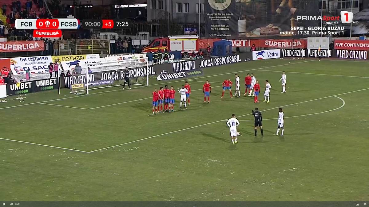 Gol fabulos în minutul 90+8! » FCSB, îngenuncheată cu o execuție rară
