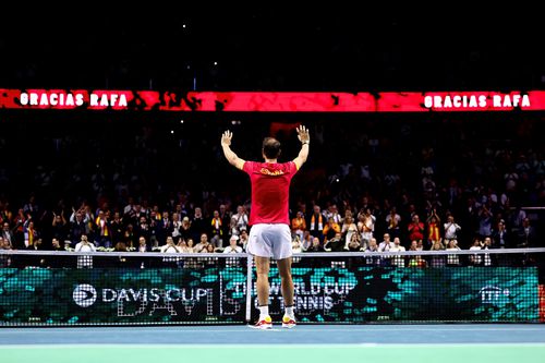 Rafael Nadal spunând adio tenisului FOTO Guliver/GettyImages