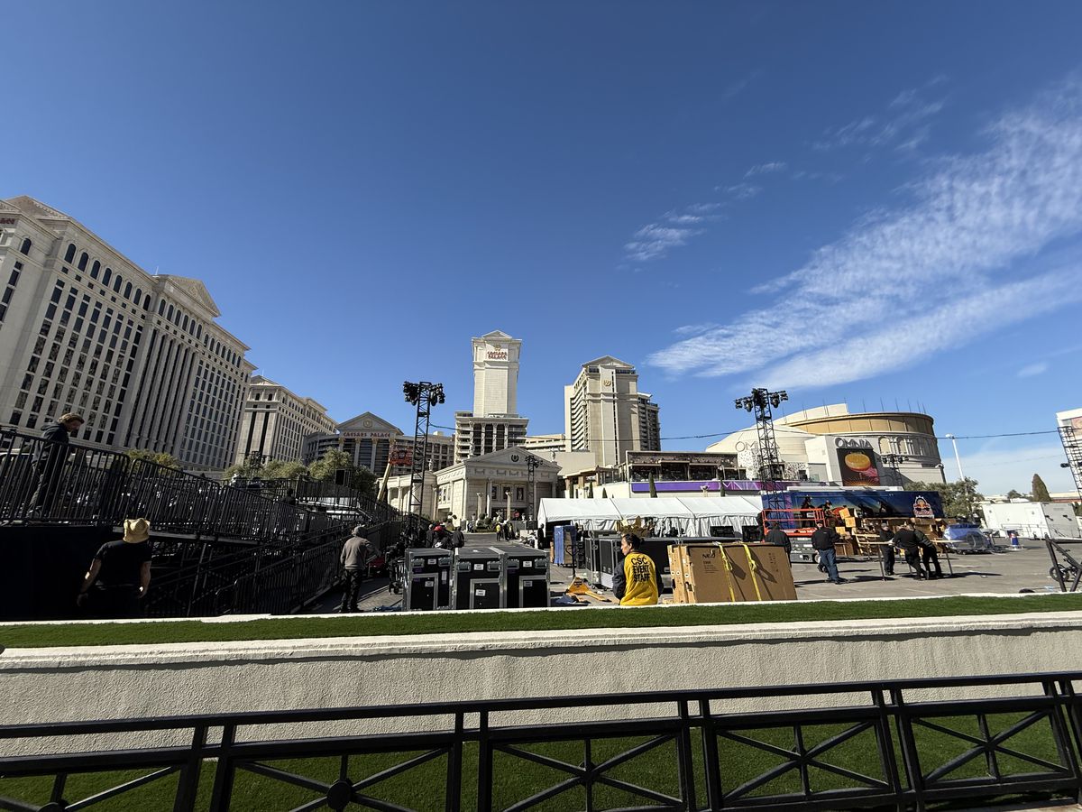 Las Vegas se transformă pentru Marele Premiu de Formula 1