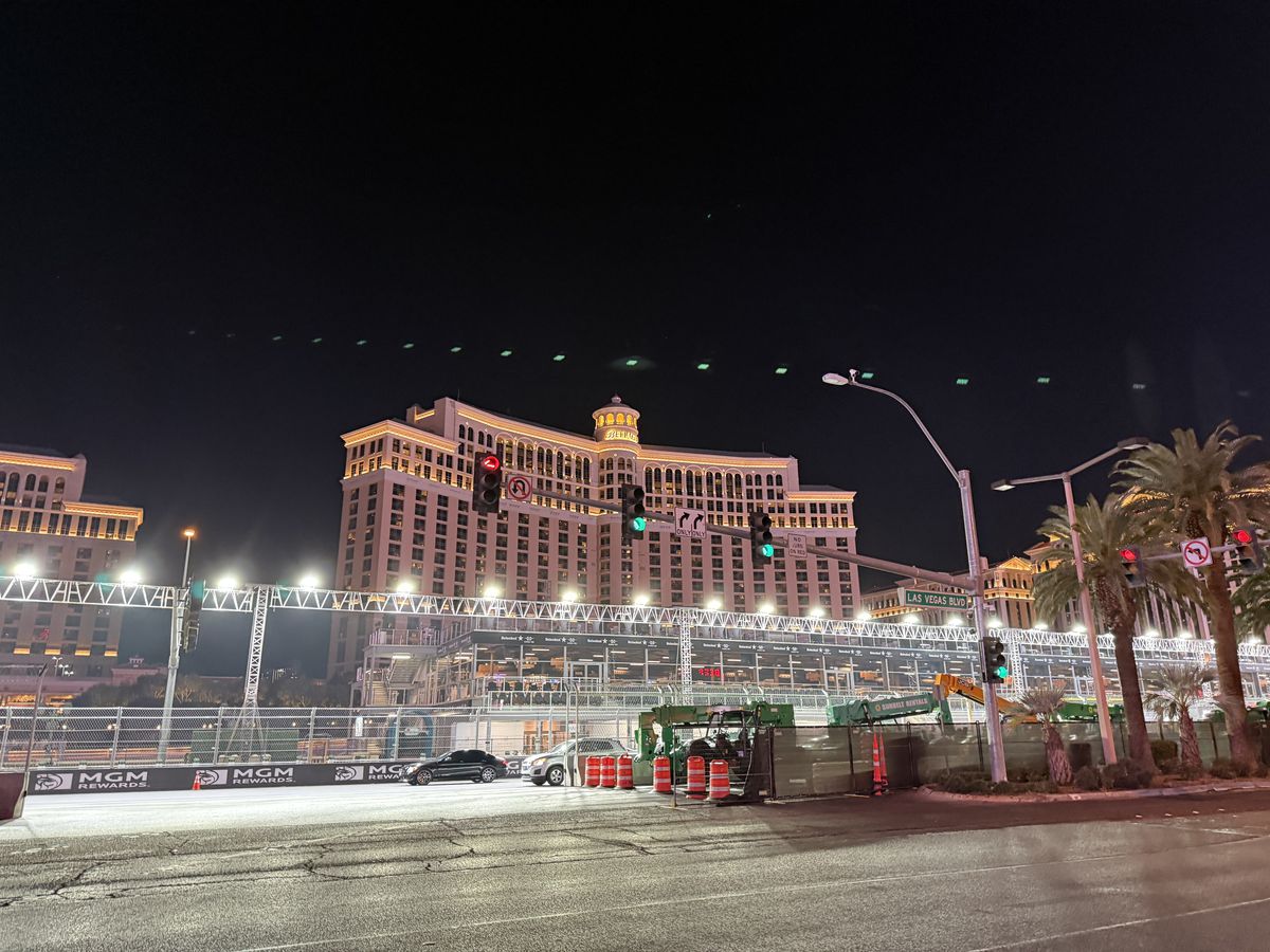 Las Vegas se transformă pentru Marele Premiu de Formula 1