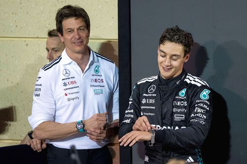 În stânga, Toto Wolff, CEO și team principal Mercedes F1 // foto: Imago Images