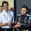 În stânga, Toto Wolff, CEO și team principal Mercedes F1 // foto: Imago Images