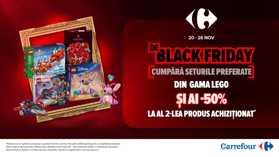 CAMPIONI la planificare! Cadourile perfecte pentru Crăciun sunt deja în joc la Carrefour