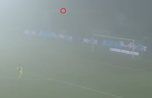 În Csikszereda - Slobozia s-a marcat un gol care va face înconjurul lumii » A șutat de la 50 de metri, nimeni n-a văzut mingea prin ceață