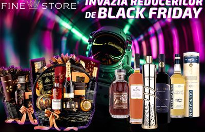 FineStore vine cu reduceri pe gustul tău de Black Friday! Grăbește-te să faci cele mai tari transferuri în barul tău de acasă!