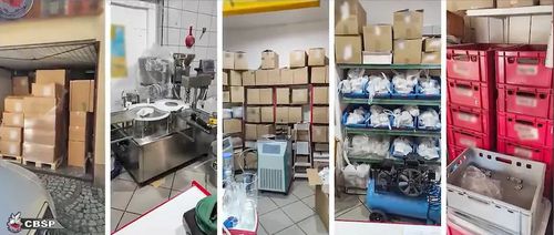 Imagini din laboratoarele din Polonia ce produc ilegal substanțe dopante