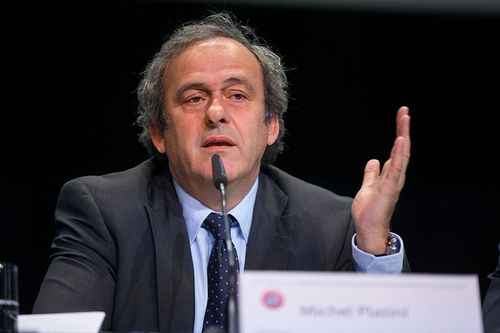 Michael Platini, fostul președinte UEFA, este acuzat că a influențat alegerile pentru gazda CM 2022. Foto: Guliver/GettyImages