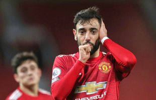 FOTO Cu dedicație! Bruno Fernandes, show în Manchester United - Leeds pentru fetița care nu-l lăsa să plece la meci