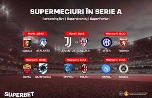 Juve, Inter, Milan şi Napoli în căutarea celor trei puncte. Descoperă SuperPariurile ultimei etapei de Serie A din 2021