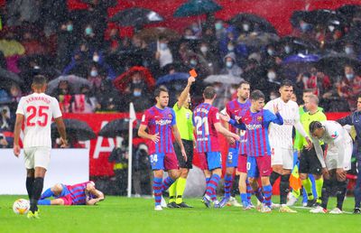 Gest violent al lui Kounde în Sevilla - Barcelona! Moment de „blackout” pentru care a văzut „roșu” direct