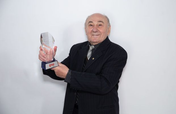 Leon Rotman a primit distincția de Legendă GSP: „Mulțumesc pentru acest trofeu, venit la vârsta la care am început numărătoarea inversă!”