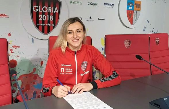 Yuliya Dumanska şi-a prelungit contractul la CS Gloria Bistriţa