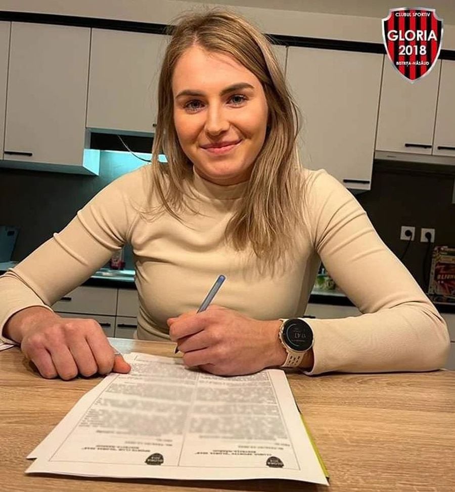 Yuliya Dumanska şi-a prelungit contractul la CS Gloria Bistriţa