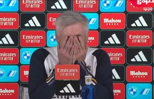 Carlo Ancelotti a oferit gafa zilei, înaintea meciului cu echipa lui Ianis! » Antrenorul lui Real Madrid și-a pus palmele pe față când a realizat ce a spus