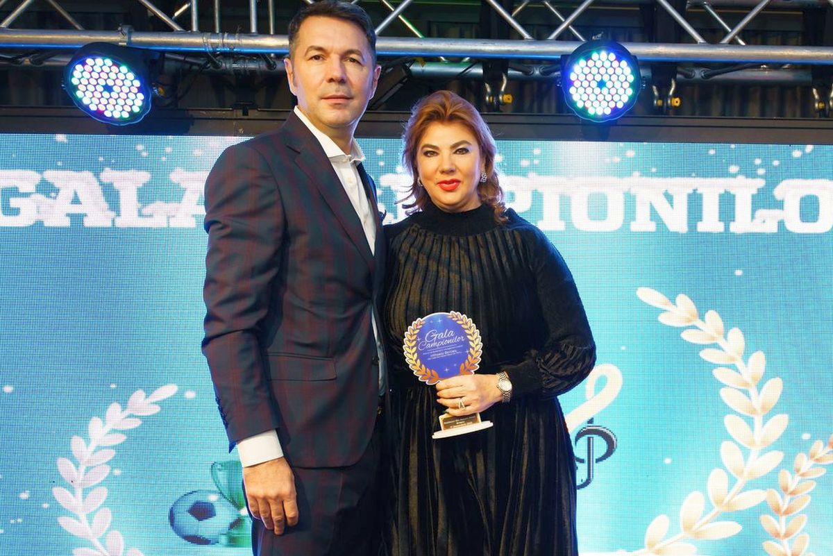 Mihaela, prima soție a lui Borcea, premiată la Gala Campionilor. Cine i-a stat alături