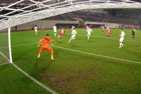 Kallaku a egalat în Hermannstadt - Sepsi // foto: captură DigiSport