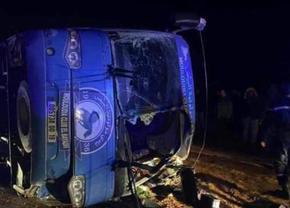 Tragedie în Algeria. Autocarul unei echipe de prima ligă s-a răsturnat, provocând doi morți și zece răniți!