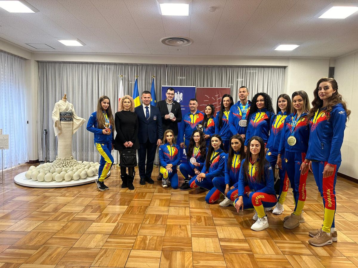 Lotul României s-a întors cu 7 medalii de la Campionatul Mondial de Fitness Tokyo 2024