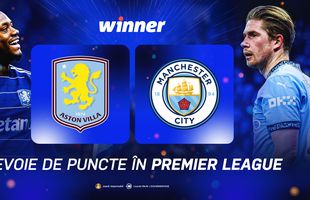 Aston Villa - Manchester City, presiune pe Guardiola