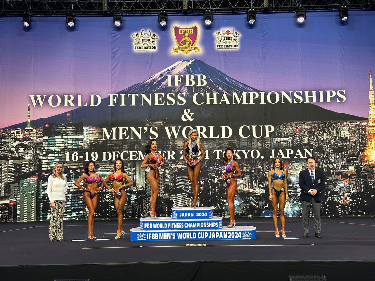 Lotul României s-a întors cu 7 medalii de la Campionatul Mondial de Fitness Tokyo 2024