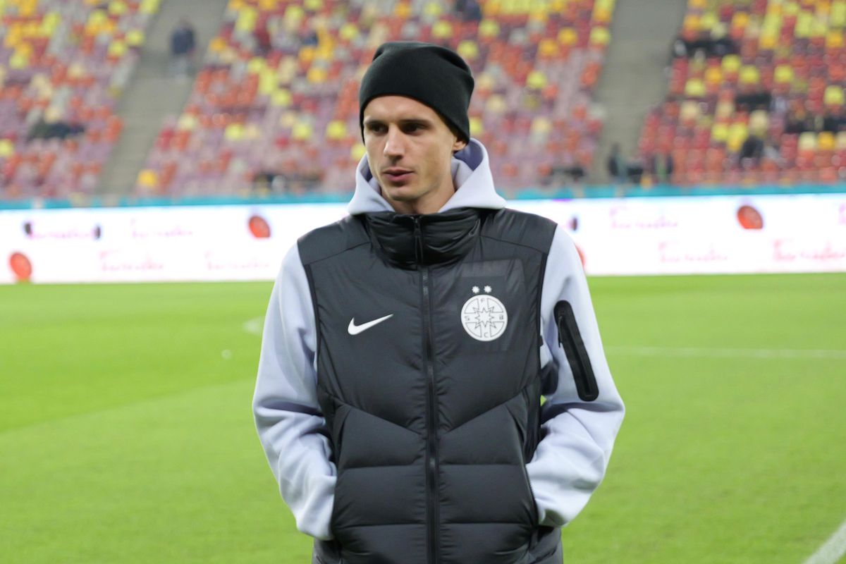 Jucătorii de la FCSB și Rapid, înainte de meciul din etapa #21 / foto: Andrei Furnigă (GSP)