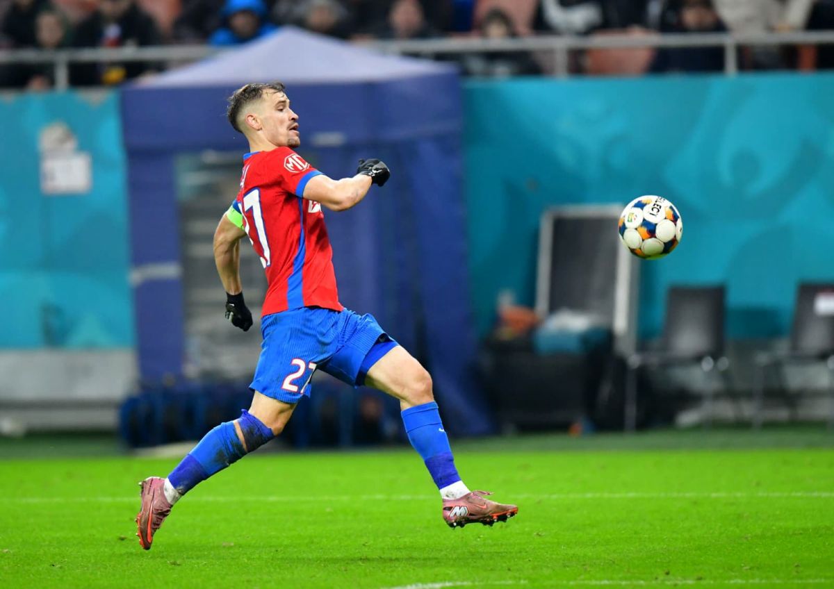 Rapid, executată după o fază pictată! FCSB, 6 pase consecutive pentru un gol fabulos pe Arenă