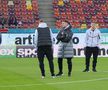 Jucătorii de la FCSB și Rapid, înainte de meciul din etapa #21 / foto: Andrei Furnigă (GSP)
