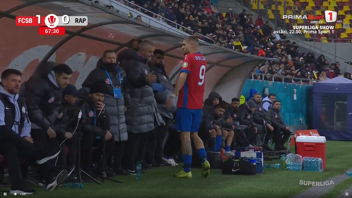 „Băi Bîrligea!” » Gigi Becali i-a răspuns prompt golgheterului, după protestul din FCSB - Rapid: „Ce nu știe el...”