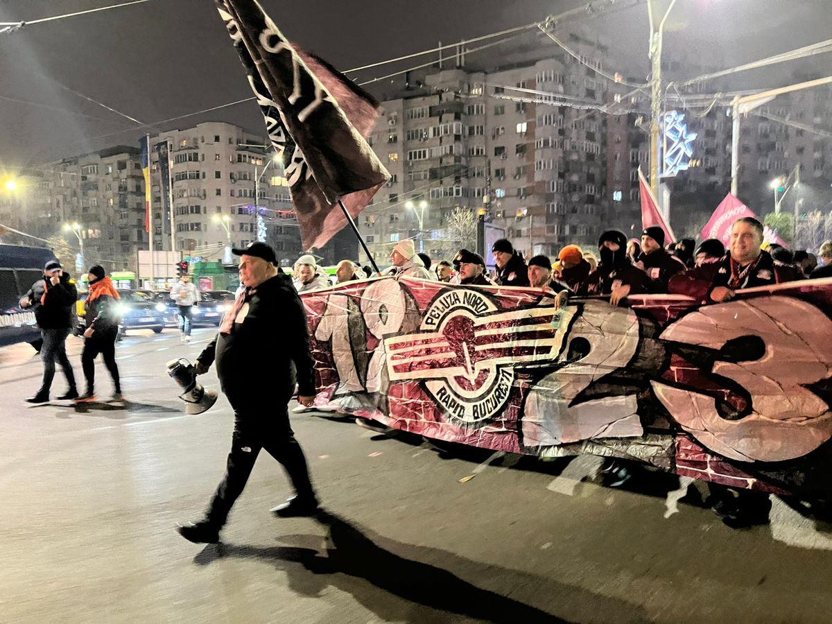 Fanii Rapidului înainte de FCSB - Rapid, etapa #21