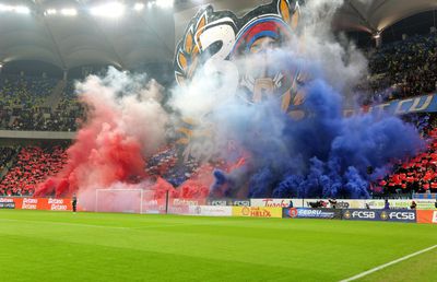 Duel incendiar al peluzelor, la start, în FCSB - Rapid » Apoi, dialogul s-a prăbușit la un nivel suburban