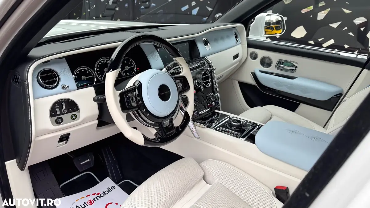 Rolls-Royce-ul Cullinan Mansory al lui Mirel Rădoi, ridicat de platformă în Capitală