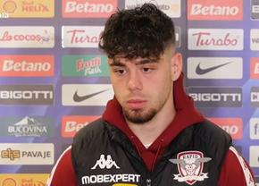 Andrei Borza, la primul meci ca titular la Rapid după 4 luni: „Asta ne-a costat cu FCSB”