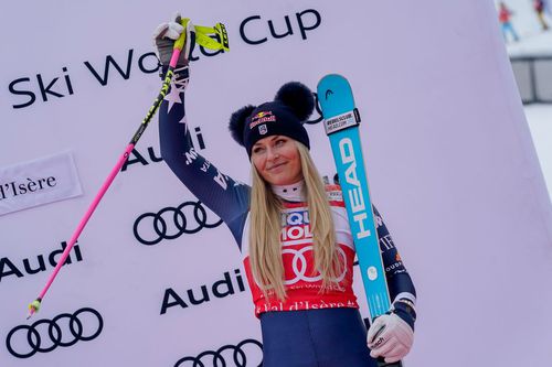 Lindsey Vonn, încă două podiumuri în Cupa Mondială, la 41 de ani și cu implanturi de titaniu în genunchi