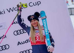 Lindsey Vonn, încă două podiumuri în Cupa Mondială, la 41 de ani și cu implanturi de titaniu în genunchi