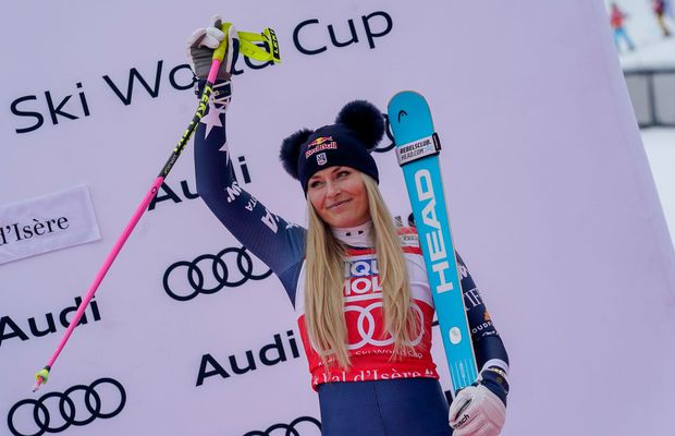 Lindsey Vonn, încă două podiumuri în Cupa Mondială, la 41 de ani și cu implanturi de titaniu în genunchi