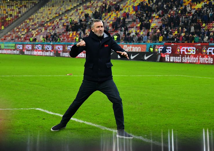 Mihai Stoica, după victoria obținută de FCSB în derby-ul cu Rapid / Foto: Cristi Preda GSP
