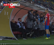 Daniel Bîrligea, furios după ce a fost schimbat în FCSB - Rapid