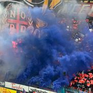 Atmosfera la FCSB - Rapid + Scenografia celor din Peluza Nord a roș-albaștrilor/ foto: GSP