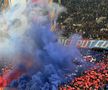 Atmosfera la FCSB - Rapid + Scenografia celor din Peluza Nord a roș-albaștrilor/ foto: GSP
