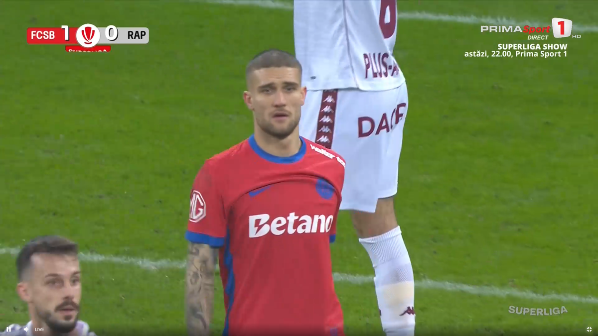 „Băi Bîrligea!” » Gigi Becali i-a răspuns prompt golgheterului, după protestul din FCSB - Rapid: „Ce nu știe el...”