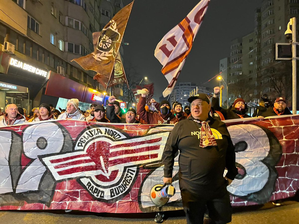Fanii Rapidului înainte de FCSB - Rapid, etapa #21