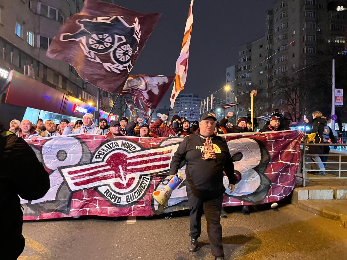 Fanii Rapidului înainte de FCSB - Rapid, etapa #21