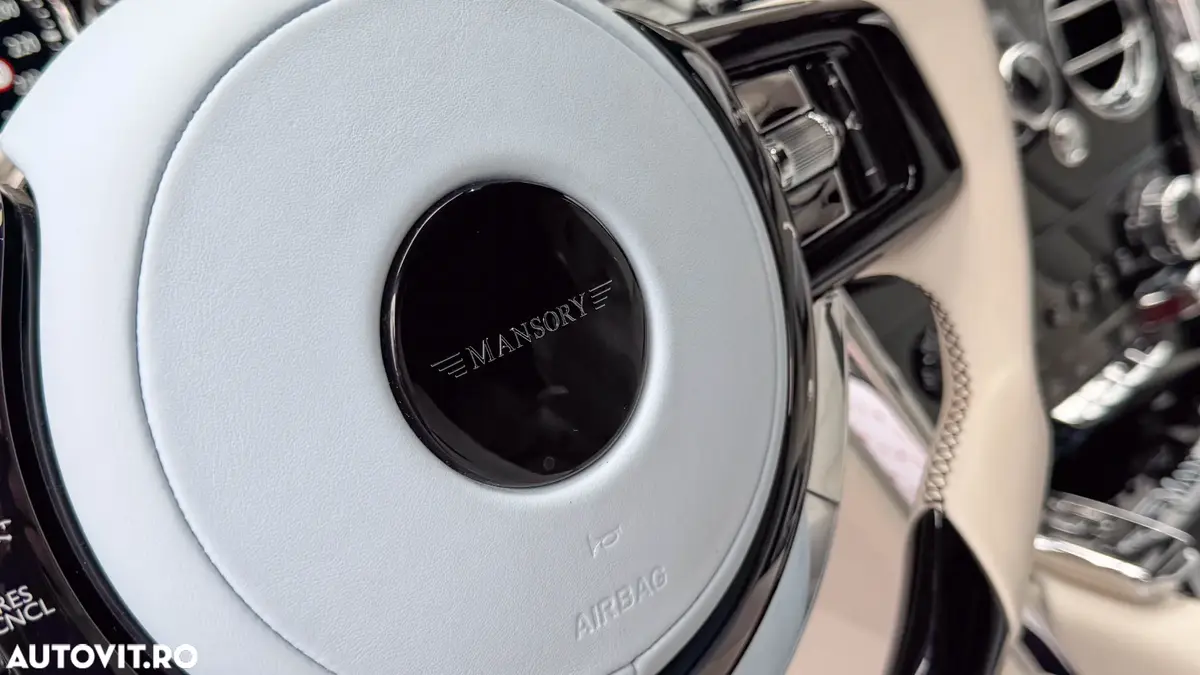 Rolls-Royce-ul Cullinan Mansory al lui Mirel Rădoi, ridicat de platformă în Capitală