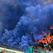 Atmosfera la FCSB - Rapid + Scenografia celor din Peluza Nord a roș-albaștrilor/ foto: GSP