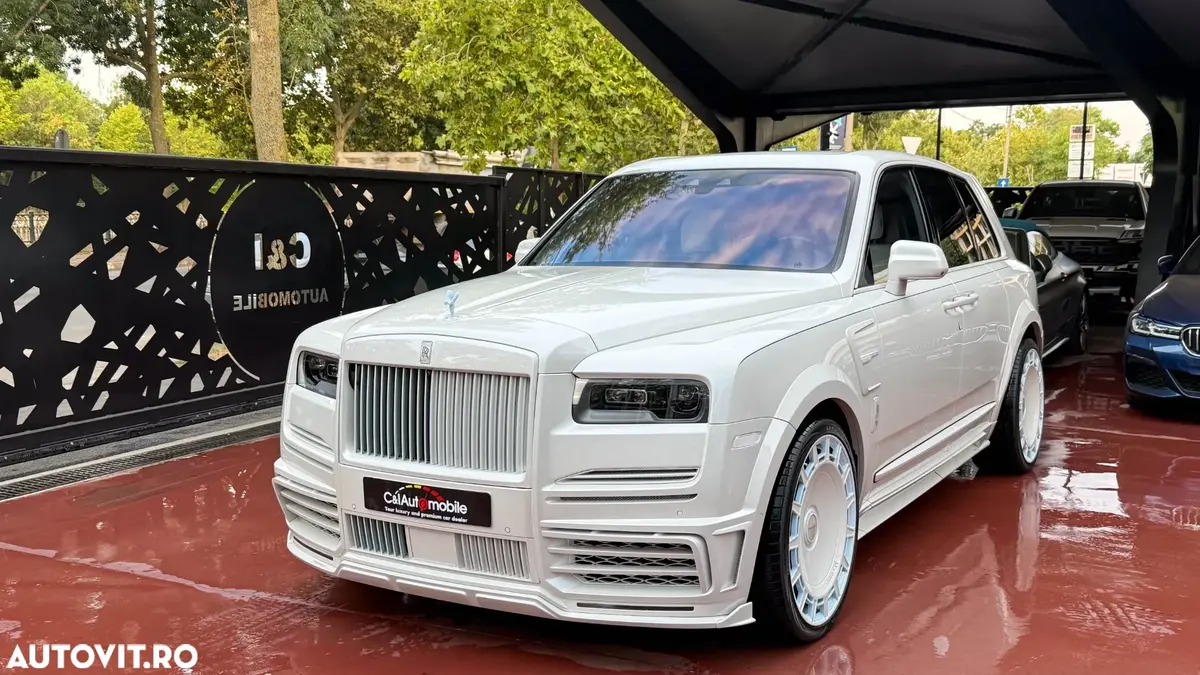 Rolls-Royce-ul Cullinan Mansory al lui Mirel Rădoi, ridicat de platformă în Capitală