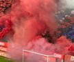 Atmosfera la FCSB - Rapid + Scenografia celor din Peluza Nord a roș-albaștrilor/ foto: GSP